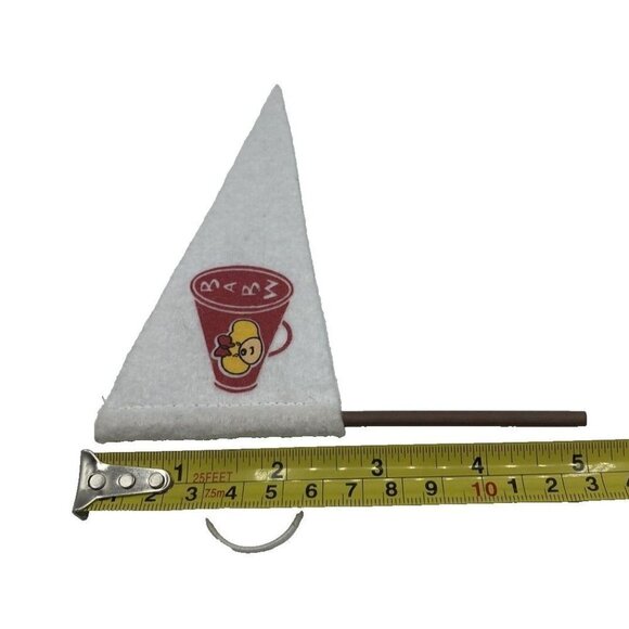 Build A Bear Red White Cheerleader Pom Poms 2 Bows Megaphone Banner Cheer - Picture 6 of 12